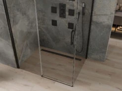 Mexen Omega Kabina Prysznicowa Rozsuwana 150 X 90 Cm, Transparent, Czarna - 825-150-090-70-00 -123Łazienka Sklep mexen omega kabina prysznicowa rozsuwana 150 x 90 cm transparent czarna 825 150 090 70 00 2