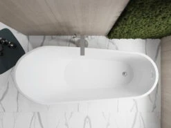 Mexen Oviedo Wanna Wolnostojąca 170 X 76 Cm, Biała, Przelew Chrom - 51561707600 7 Mexen Oviedo Wanna Wolnostojąca 170 X 76 Cm, Biała, Przelew Chrom - 51561707600 -123Łazienka Sklep mexen oviedo wanna wolnostojaca 170 x 76 cm biala przelew chrom 51561707600 2