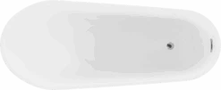 Mexen Oviedo Wanna Wolnostojąca 170 X 76 Cm, Biała, Przelew Chrom - 51561707600 8 Mexen Oviedo Wanna Wolnostojąca 170 X 76 Cm, Biała, Przelew Chrom - 51561707600 -123Łazienka Sklep mexen oviedo wanna wolnostojaca 170 x 76 cm biala przelew chrom 51561707600