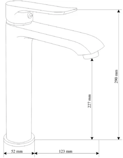Mexen Pecos DS62 Zestaw Wannowy, Czarny - 72713DS62-70