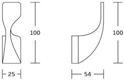 Mexen Rino Haczyk Na Ręcznik, Czarny - 7027035-70