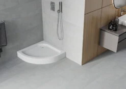 Mexen Rio Brodzik Półokrągły 90 X 90 Cm, Biały - 47109090