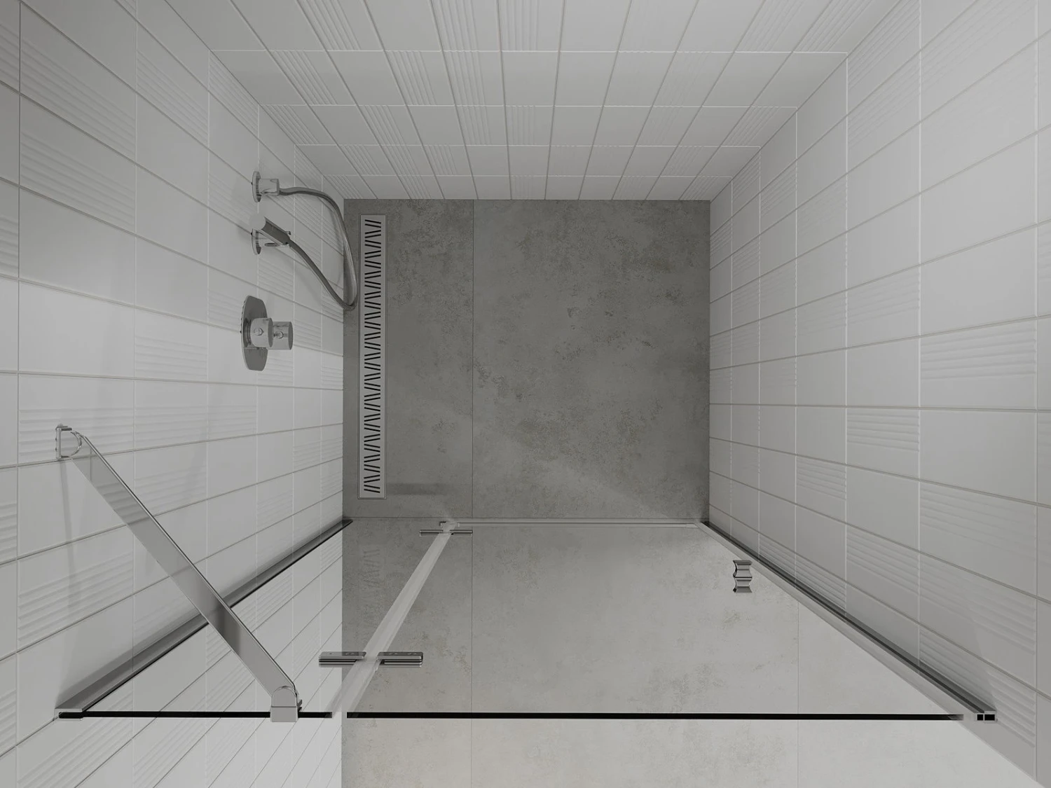 Mexen Roma Drzwi Prysznicowe Uchylne 110 Cm, Transparent, Chrom - 854-110-000-01-00 5 Mexen Roma Drzwi Prysznicowe Uchylne 110 Cm, Transparent, Chrom - 854-110-000-01-00 - obrazek 5