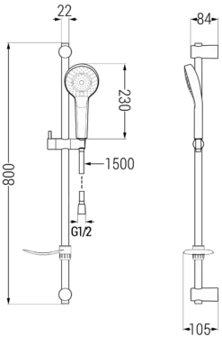 Mexen Royo DF05 Zestaw Wannowy, Czarny - 72203DF05-70 -123Łazienka Sklep mexen royo df05 zestaw wannowy czarny 72203df05 70 2