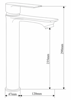Mexen Royo R05 Zestaw Wannowy, Chrom - 72213R05-00