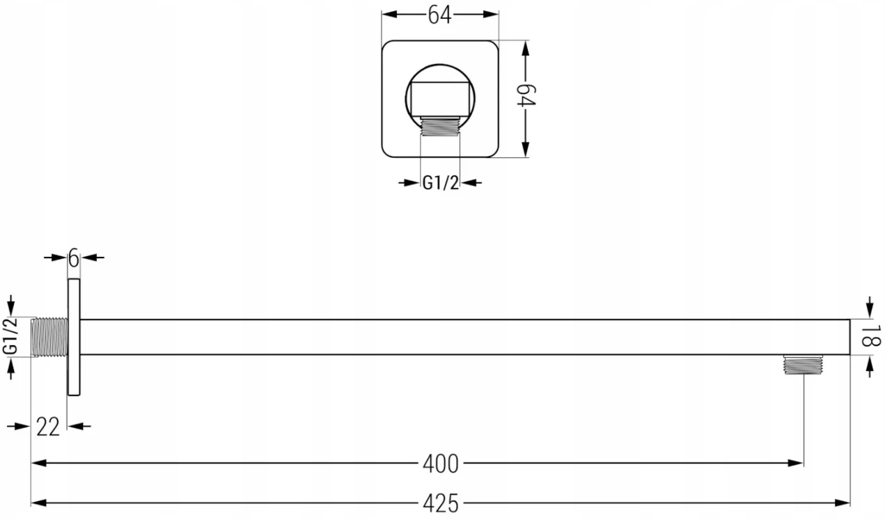 Mexen Slim Deszczownica 30 Cm Z Ramieniem Prysznicowym, Różowe Złoto - 79230211-60 2 Mexen Slim Deszczownica 30 Cm Z Ramieniem Prysznicowym, Różowe Złoto - 79230211-60 - obrazek 2