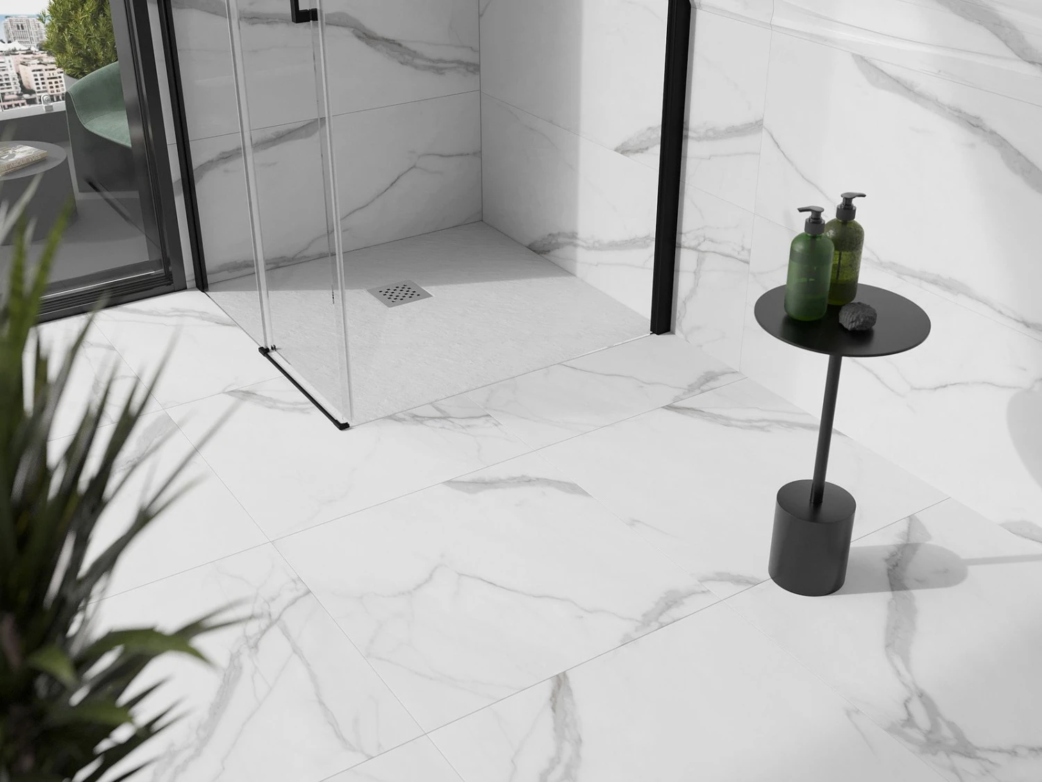 Mexen Stone+ Brodzik Kompozytowy Kwadratowy 90 X 90 Cm, Biały - 44109090 1 Mexen Stone+ Brodzik Kompozytowy Kwadratowy 90 X 90 Cm, Biały - 44109090