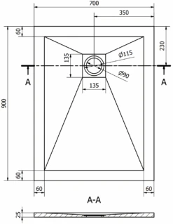 Mexen Stone+ Brodzik Kompozytowy Prostokątny 90 X 70 Cm, Szary-beton - 44617090 15 Mexen Stone+ Brodzik Kompozytowy Prostokątny 90 X 70 Cm, Szary-beton - 44617090 -123Łazienka Sklep mexen stone brodzik kompozytowy prostokatny 90 x 70 cm szary beton 44617090 1