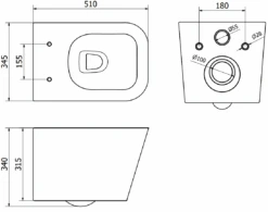 Mexen Teo Miska Wc Rimless Z Deską Wolnoopadającą Slim, Duroplast, Biała - 30850700 -123Łazienka Sklep mexen teo miska wc rimless z deska wolnoopadajaca slim duroplast biala 30850700