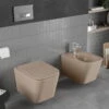 Mexen Teo Miska Wc Rimless Z Deską Wolnoopadającą Slim, Duroplast, Cappuccino Mat - 30854064
