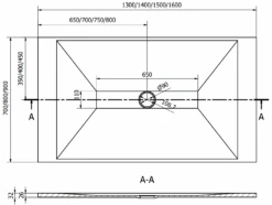 Mexen Toro Brodzik Prostokątny SMC 140 X 90 Cm, Czarny - 43709014 -123Łazienka Sklep mexen toro brodzik prostokatny smc 140 x 90 cm czarny 43709014 1