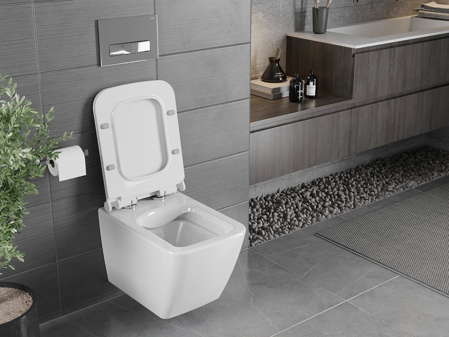 Mexen Vega Miska Wc Rimless Z Deską Wolnoopadającą Slim, Duroplast, Biała - 30654000 2 Mexen Vega Miska Wc Rimless Z Deską Wolnoopadającą Slim, Duroplast, Biała - 30654000 - obrazek 2