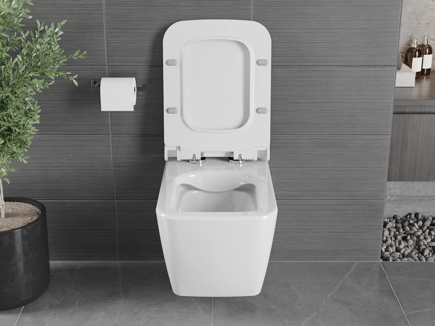 Mexen Vega Miska Wc Rimless Z Deską Wolnoopadającą Slim, Duroplast, Biała - 30654000 3 Mexen Vega Miska Wc Rimless Z Deską Wolnoopadającą Slim, Duroplast, Biała - 30654000 - obrazek 3