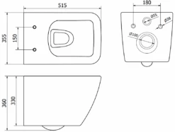 Mexen Vega Miska Wc Rimless Z Deską Wolnoopadającą Slim, Duroplast, Biała - 30654000 9 Mexen Vega Miska Wc Rimless Z Deską Wolnoopadającą Slim, Duroplast, Biała - 30654000 -123Łazienka Sklep mexen vega miska wc rimless z deska wolnoopadajaca slim duroplast biala 30654000