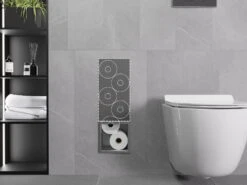 Mexen X-Wall-B Magazynek Na Papier Toaletowy, Inox - 1915 -123Łazienka Sklep mexen x wall b magazynek na papier toaletowy inox 1915 3