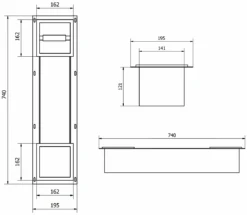 Mexen X-Wall-BP Uchwyt Na Papier Toaletowy Z Magazynkiem, Biały - 1924 -123Łazienka Sklep mexen x wall bp uchwyt na papier toaletowy z magazynkiem bialy 1924 1