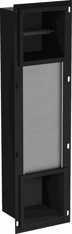 Mexen X-Wall-BP Uchwyt Na Papier Toaletowy Z Magazynkiem, Czarny - 1974 8 Mexen X-Wall-BP Uchwyt Na Papier Toaletowy Z Magazynkiem, Czarny - 1974 -123Łazienka Sklep mexen x wall bp uchwyt na papier toaletowy z magazynkiem czarny 1974