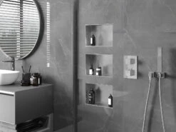 Mexen X-Wall-NR Półka Wnękowa Bez Kołnierza 30 X 20 Cm, Inox - 1911302010 -123Łazienka Sklep mexen x wall nr polka wnekowa bez kolnierza 30 x 20 cm inox 1911302010 2