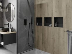 Mexen X-Wall-NR Półka Wnękowa Bez Kołnierza 30 X 30 Cm, Czarna - 1971303010 -123Łazienka Sklep mexen x wall nr polka wnekowa bez kolnierza 30 x 30 cm czarna 1971303010 3