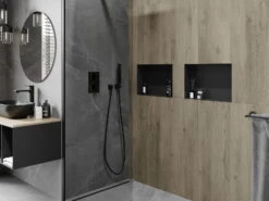 Mexen X-Wall-NR Półka Wnękowa Bez Kołnierza 45 X 30 Cm, Czarna - 1971453010 -123Łazienka Sklep mexen x wall nr polka wnekowa bez kolnierza 45 x 30 cm czarna 1971453010 2