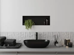 Mexen X-Wall-NR Półka Wnękowa Bez Kołnierza 60 X 20 Cm, Czarna - 1971602010 -123Łazienka Sklep mexen x wall nr polka wnekowa bez kolnierza 60 x 20 cm czarna 1971602010 3