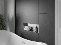 Mexen X-Wall-NR Półka Wnękowa Bez Kołnierza 60 X 20 Cm, Inox - 1911602010