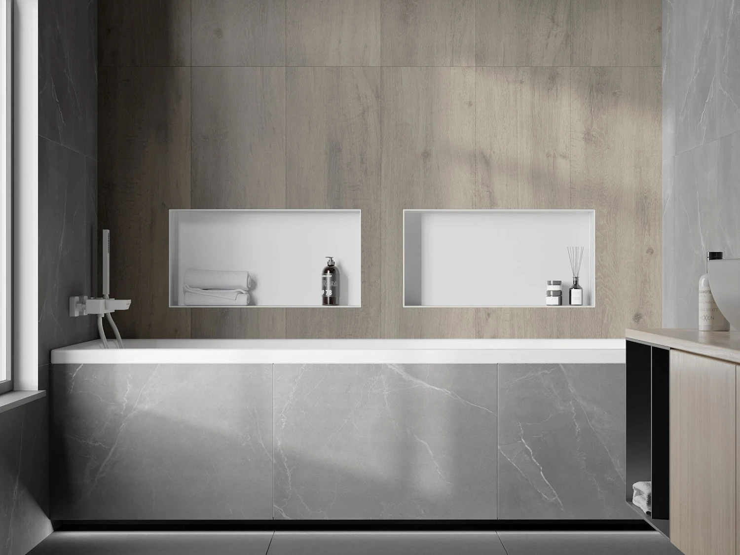 Mexen X-Wall-NR Półka Wnękowa Bez Kołnierza 60 X 30 Cm, Biała - 1921603010 9 Mexen X-Wall-NR Półka Wnękowa Bez Kołnierza 60 X 30 Cm, Biała - 1921603010 - obrazek 9