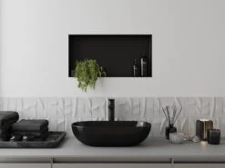 Mexen X-Wall-NR Półka Wnękowa Bez Kołnierza 60 X 30 Cm, Czarna - 1971603010 -123Łazienka Sklep mexen x wall nr polka wnekowa bez kolnierza 60 x 30 cm czarna 1971603010 3