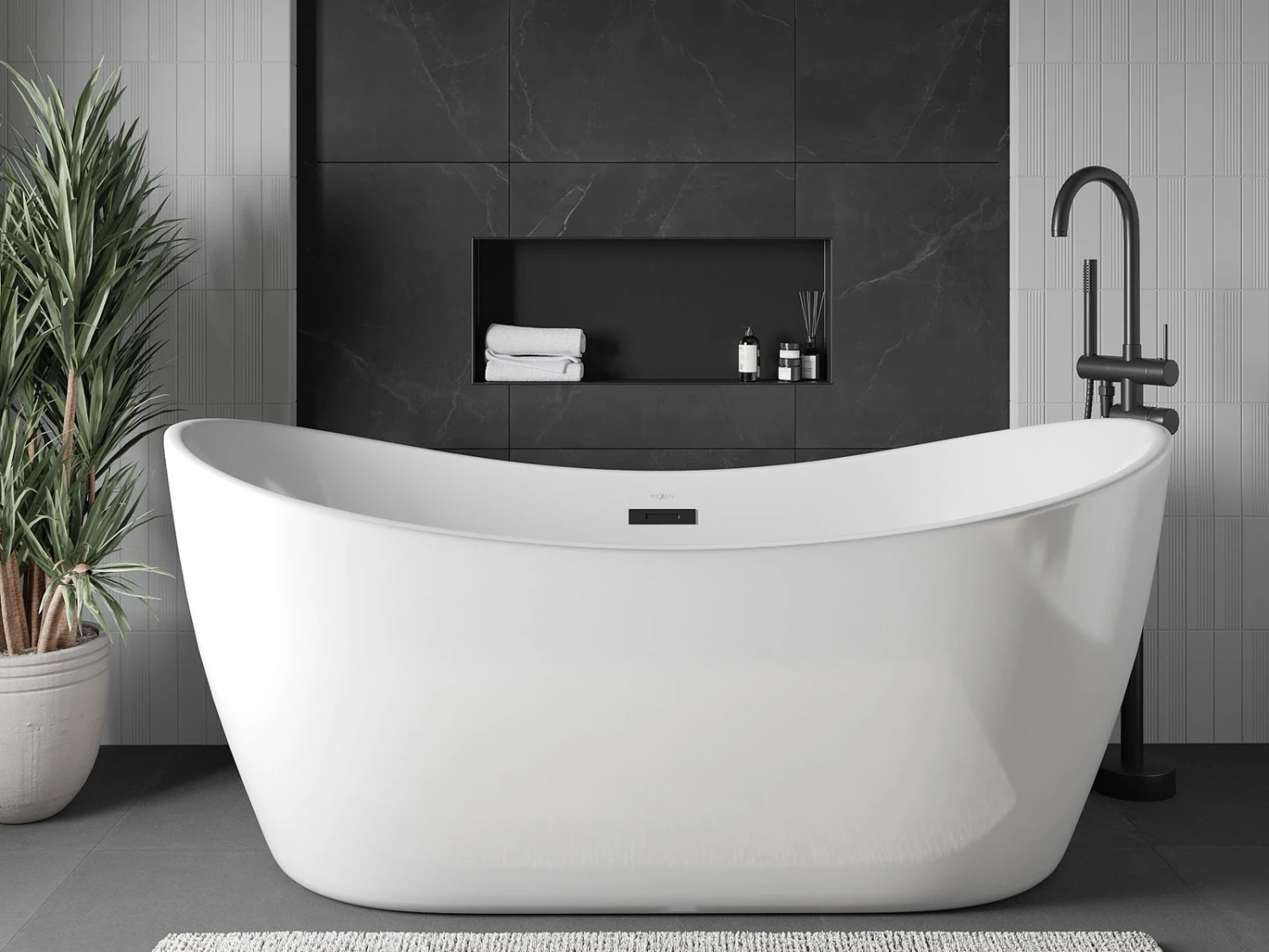 Mexen X-Wall-NR Półka Wnękowa Bez Kołnierza 75 X 30 Cm, Czarna - 1971753010 2 Mexen X-Wall-NR Półka Wnękowa Bez Kołnierza 75 X 30 Cm, Czarna - 1971753010 - obrazek 2