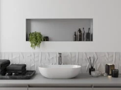 Mexen X-Wall-NR Półka Wnękowa Bez Kołnierza 90 X 30 Cm, Inox - 1911903010 -123Łazienka Sklep mexen x wall nr polka wnekowa bez kolnierza 90 x 30 cm inox 1911903010 3