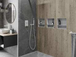 Mexen X-Wall-NR Półka Wnękowa Bez Kołnierza Z Półką 30 X 30 Cm, Biała - 1921303010S -123Łazienka Sklep mexen x wall nr polka wnekowa bez kolnierza z polka 30 x 30 cm biala 1921303010s 3