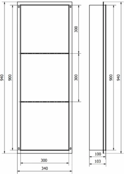 Mexen X-Wall-NR Półka Wnękowa Bez Kołnierza Z Półką 90 X 30 Cm, Biała - 1921903010S 13 Mexen X-Wall-NR Półka Wnękowa Bez Kołnierza Z Półką 90 X 30 Cm, Biała - 1921903010S -123Łazienka Sklep mexen x wall nr polka wnekowa bez kolnierza z polka 90 x 30 cm biala 1921903010s