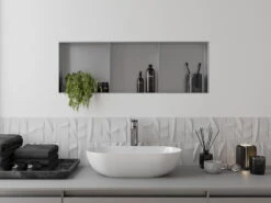 Mexen X-Wall-NR Półka Wnękowa Bez Kołnierza Z Półką 90 X 30 Cm, Inox - 1911903010S 12 Mexen X-Wall-NR Półka Wnękowa Bez Kołnierza Z Półką 90 X 30 Cm, Inox - 1911903010S -123Łazienka Sklep mexen x wall nr polka wnekowa bez kolnierza z polka 90 x 30 cm inox 1911903010s 4