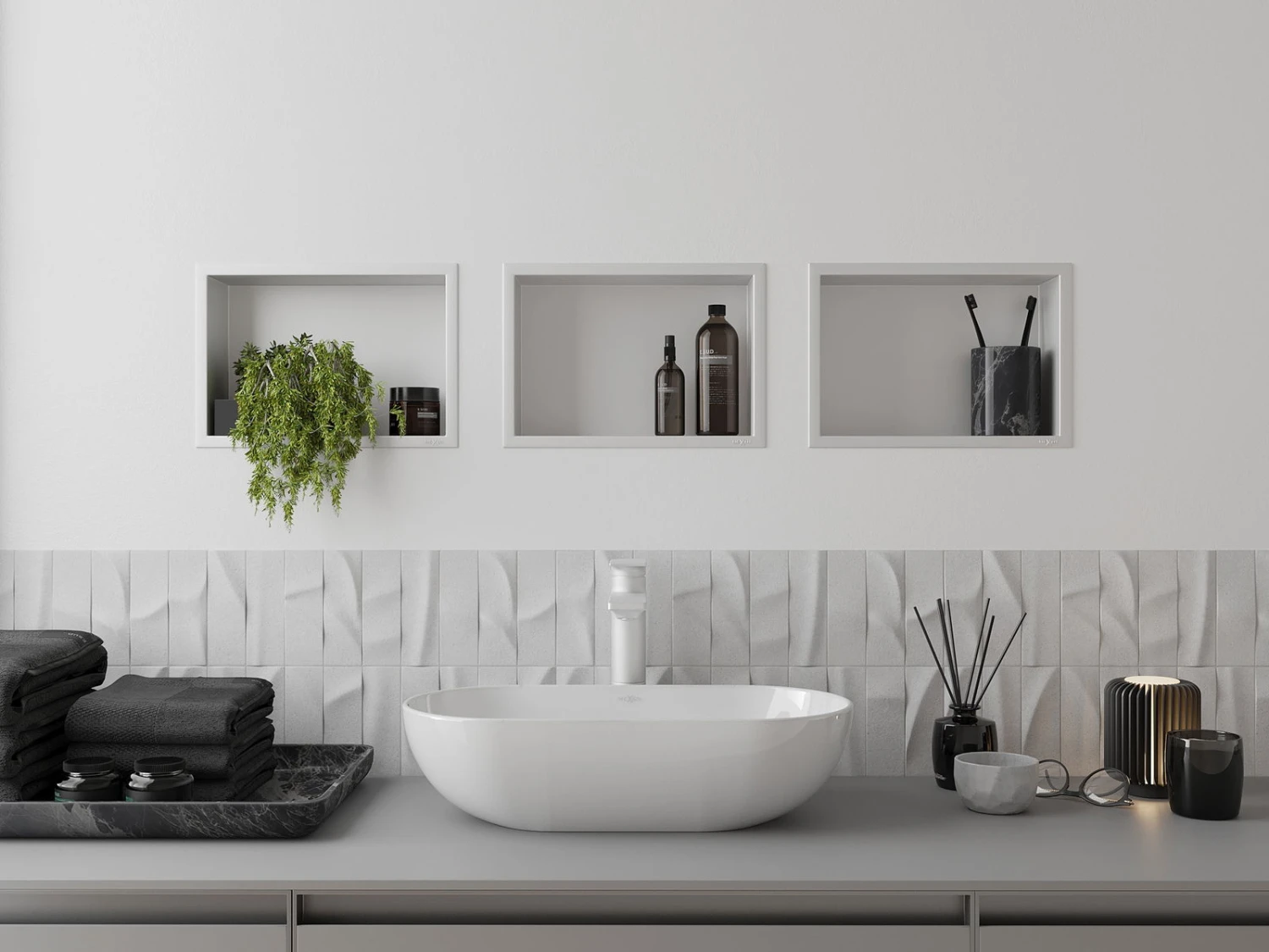 Mexen X-Wall-R Półka Wnękowa Z Kołnierzem 30 X 20 Cm, Biała - 1920302010 5 Mexen X-Wall-R Półka Wnękowa Z Kołnierzem 30 X 20 Cm, Biała - 1920302010 - obrazek 5