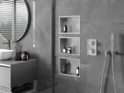 Mexen X-Wall-R Półka Wnękowa Z Kołnierzem 30 X 20 Cm, Inox - 1910302010 10 Mexen X-Wall-R Półka Wnękowa Z Kołnierzem 30 X 20 Cm, Inox - 1910302010 -123Łazienka Sklep mexen x wall r polka wnekowa z kolnierzem 30 x 20 cm inox 1910302010 2