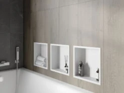 Mexen X-Wall-R Półka Wnękowa Z Kołnierzem 30 X 30 Cm, Biała - 1920303010 -123Łazienka Sklep mexen x wall r polka wnekowa z kolnierzem 30 x 30 cm biala 1920303010 6