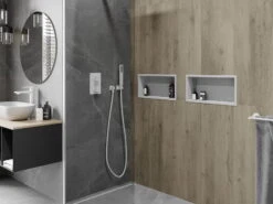 Mexen X-Wall-R Półka Wnękowa Z Kołnierzem 45 X 20 Cm, Biała - 1920452010 -123Łazienka Sklep mexen x wall r polka wnekowa z kolnierzem 45 x 20 cm biala 1920452010 2