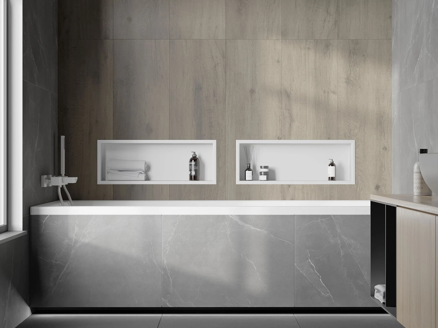 Mexen X-Wall-R Półka Wnękowa Z Kołnierzem 60 X 20 Cm, Biała - 1920602010 10 Mexen X-Wall-R Półka Wnękowa Z Kołnierzem 60 X 20 Cm, Biała - 1920602010 - obrazek 10