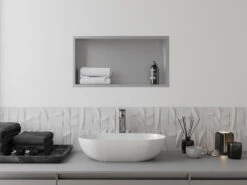 Mexen X-Wall-R Półka Wnękowa Z Kołnierzem 60 X 30 Cm, Inox - 1910603010 -123Łazienka Sklep mexen x wall r polka wnekowa z kolnierzem 60 x 30 cm inox 1910603010 3