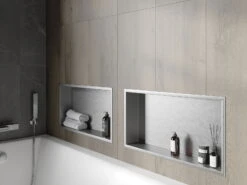 Mexen X-Wall-R Półka Wnękowa Z Kołnierzem 60 X 30 Cm, Inox - 1910603010 -123Łazienka Sklep mexen x wall r polka wnekowa z kolnierzem 60 x 30 cm inox 1910603010 9