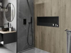 Mexen X-Wall-R Półka Wnękowa Z Kołnierzem 90 X 30 Cm, Czarna - 1970903010 -123Łazienka Sklep mexen x wall r polka wnekowa z kolnierzem 90 x 30 cm czarna 1970903010 2