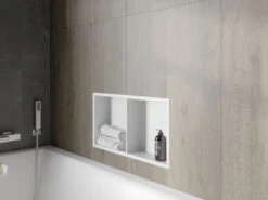 Mexen X-Wall-R Półka Wnękowa Z Kołnierzem I Półką 60 X 30 Cm, Biała - 1920603010S -123Łazienka Sklep mexen x wall r polka wnekowa z kolnierzem i polka 60 x 30 cm biala 1920603010s 5