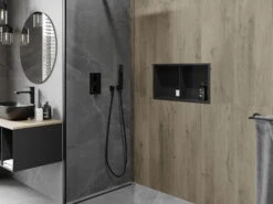 Mexen X-Wall-R Półka Wnękowa Z Kołnierzem I Półką 60 X 30 Cm, Czarna - 1970603010S -123Łazienka Sklep mexen x wall r polka wnekowa z kolnierzem i polka 60 x 30 cm czarna 1970603010s 3