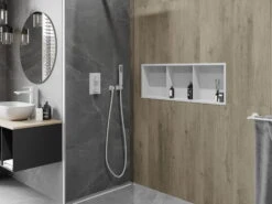 Mexen X-Wall-R Półka Wnękowa Z Kołnierzem I Półką 90 X 30 Cm, Biała - 1920903010S -123Łazienka Sklep mexen x wall r polka wnekowa z kolnierzem i polka 90 x 30 cm biala 1920903010s 3