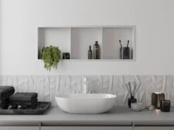 Mexen X-Wall-R Półka Wnękowa Z Kołnierzem I Półką 90 X 30 Cm, Biała - 1920903010S -123Łazienka Sklep mexen x wall r polka wnekowa z kolnierzem i polka 90 x 30 cm biala 1920903010s 4