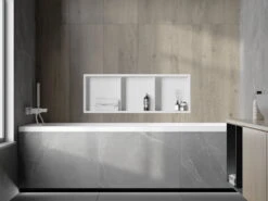 Mexen X-Wall-R Półka Wnękowa Z Kołnierzem I Półką 90 X 30 Cm, Biała - 1920903010S -123Łazienka Sklep mexen x wall r polka wnekowa z kolnierzem i polka 90 x 30 cm biala 1920903010s 5