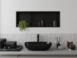 Mexen X-Wall-R Półka Wnękowa Z Kołnierzem I Półką 90 X 30 Cm, Czarna - 1970903010S -123Łazienka Sklep mexen x wall r polka wnekowa z kolnierzem i polka 90 x 30 cm czarna 1970903010s 4