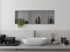 Mexen X-Wall-R Półka Wnękowa Z Kołnierzem I Półką 90 X 30 Cm, Inox - 1910903010S -123Łazienka Sklep mexen x wall r polka wnekowa z kolnierzem i polka 90 x 30 cm inox 1910903010s 4