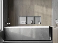 Mexen X-Wall-R Półka Wnękowa Z Kołnierzem I Półką 90 X 30 Cm, Inox - 1910903010S -123Łazienka Sklep mexen x wall r polka wnekowa z kolnierzem i polka 90 x 30 cm inox 1910903010s 5