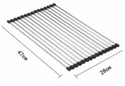 Mexen Zwijany Ociekacz Kuchenny Do Naczyń, Czarny - 660949-70